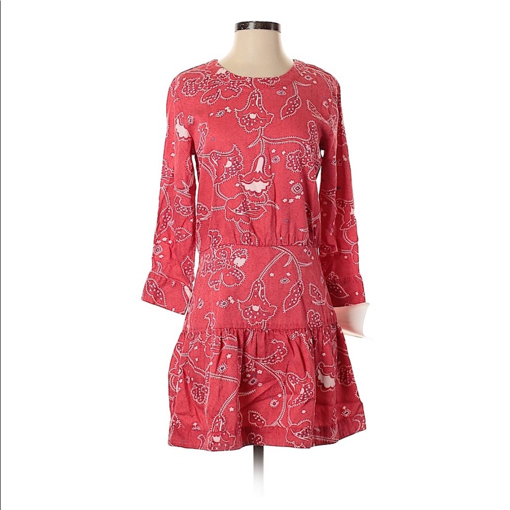 Current/Elliot Red Paisley Dress